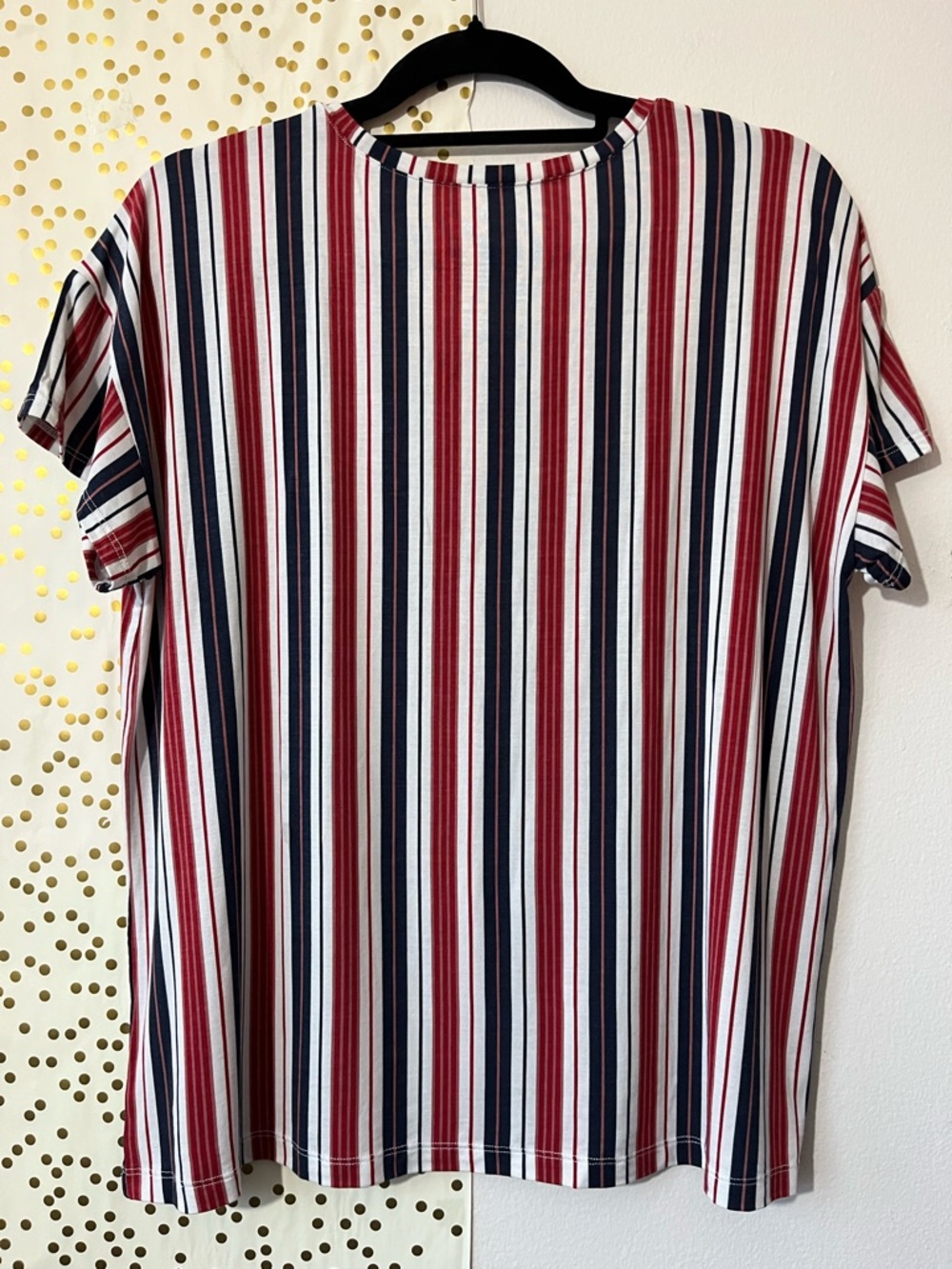 Tommy John Striped Modal Short-Sleeve Lounge Tee size Medium - Picture 2 of 5